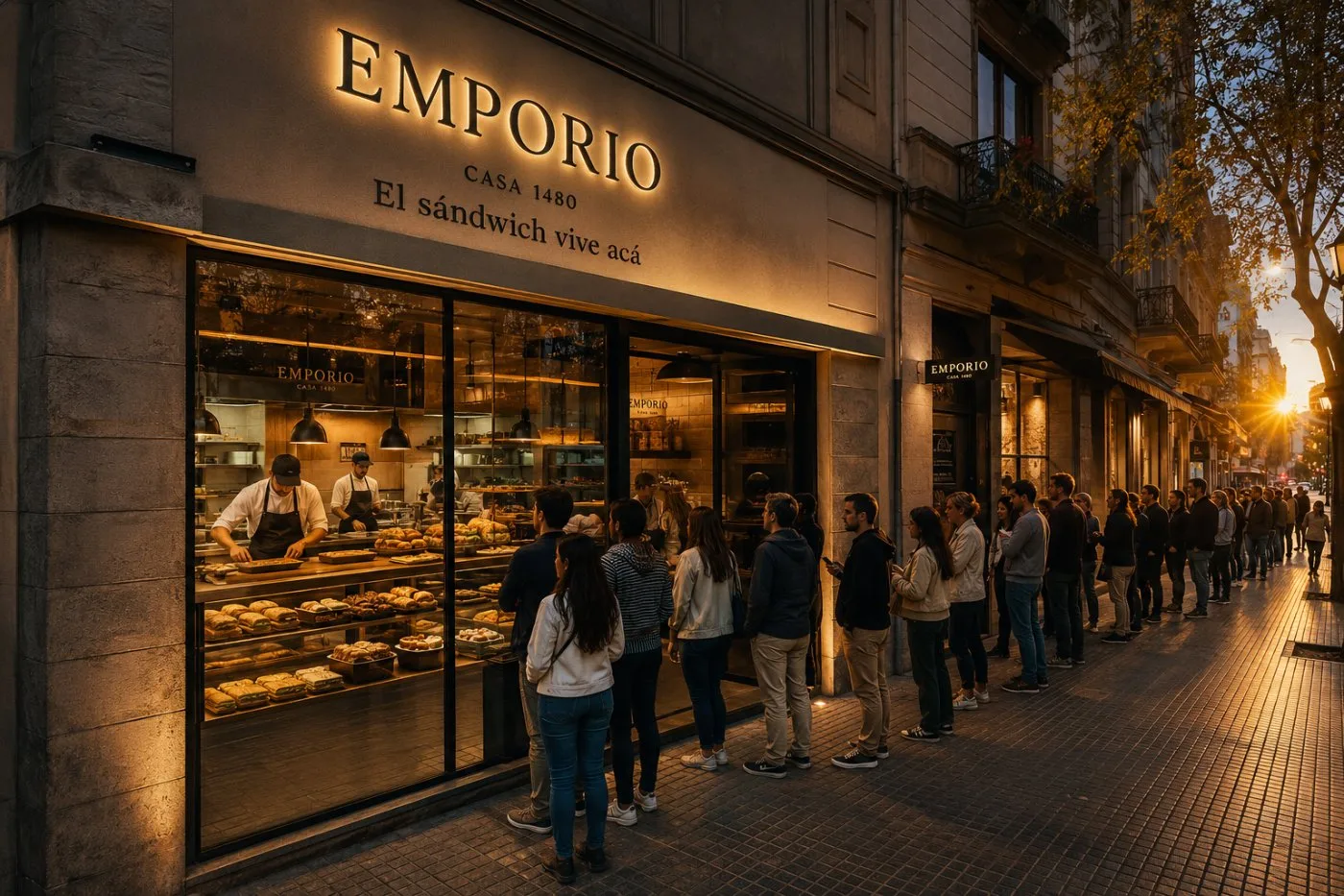 Conceptual visualization of the proposal: the El Emporio de los Sandwiches experience (1).