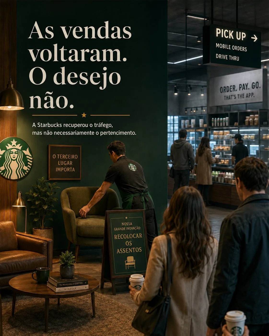 Visualização conceitual da proposta: o ritual do terceiro lugar da Starbucks (1).